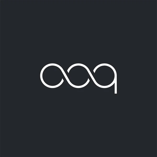 Logotipo Ooq Conjunto Para Modelo Cartão Visita Vetor — Vetor de Stock