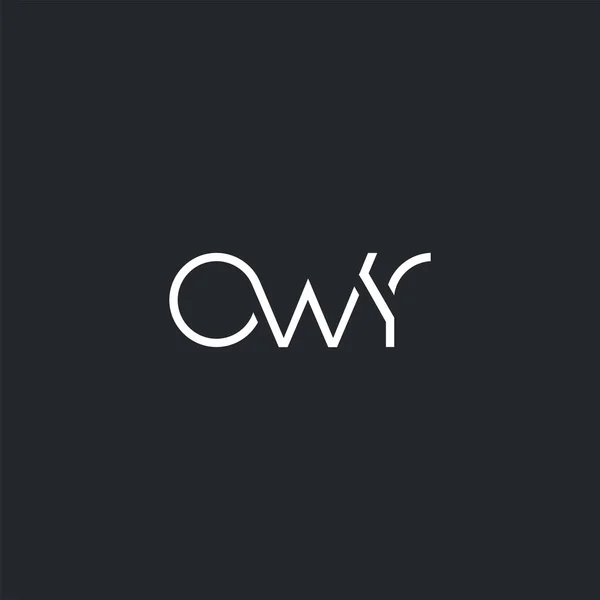 Logo Ortak Owr Kartvizit Şablonu Vektör Için — Stok Vektör