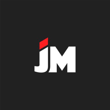 Logo ortak Jm için kartvizit şablonu, vektör