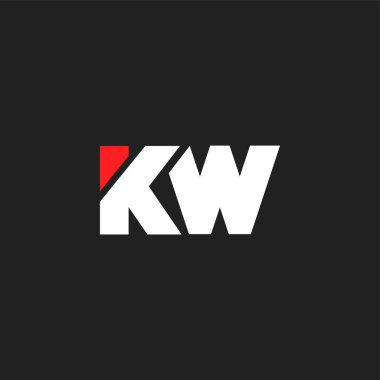 logo ortak Kw için kartvizit şablonu, vektör