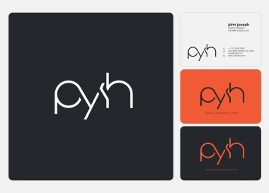 logo ortak pyh kartvizit şablonu, vektör için