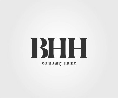 Kartvizit Şablonu için logo ortak bhh, Vektör