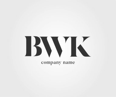 Kartvizit Şablonu için logo ortak bwk, Vektör