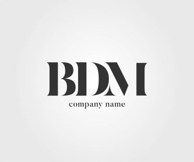 Kartvizit Şablonu için logo ortak bdm, Vektör