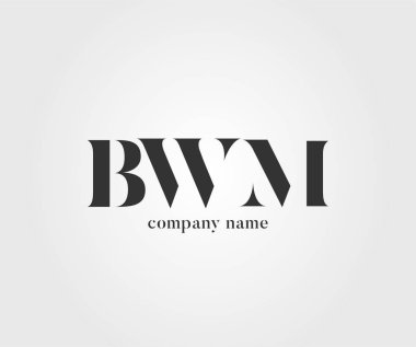 Kartvizit Şablonu için logo ortak bwm, Vektör