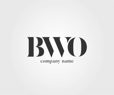 Kartvizit Şablonu için logo ortak bwo, Vektör