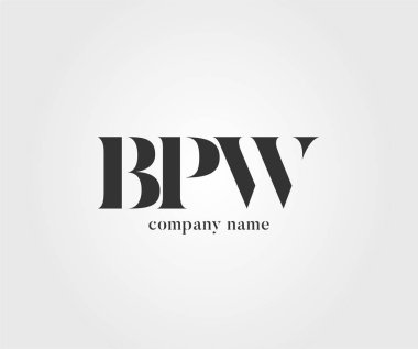 logo ortak bpw kartvizit şablonu, vektör için