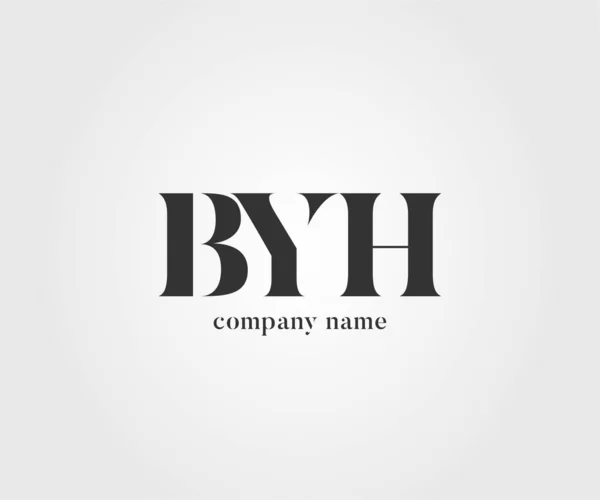 Logo Joint Byh Untuk Business Card Template Vector - Stok Vektor