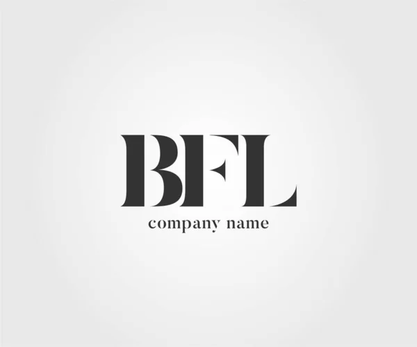 Logo Joint Bfl Pour Modèle Carte Visite Vecteur — Image vectorielle