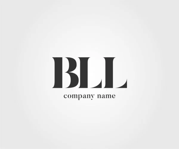 Logo Bersama Bll Untuk Business Card Template Vector - Stok Vektor