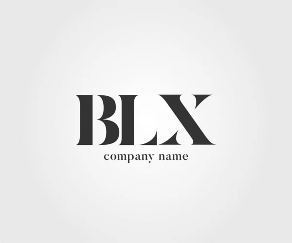 名片模板徽标连接 Blx — 图库矢量图片