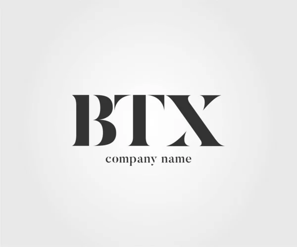 标志联合 Btx 为名片模板 — 图库矢量图片