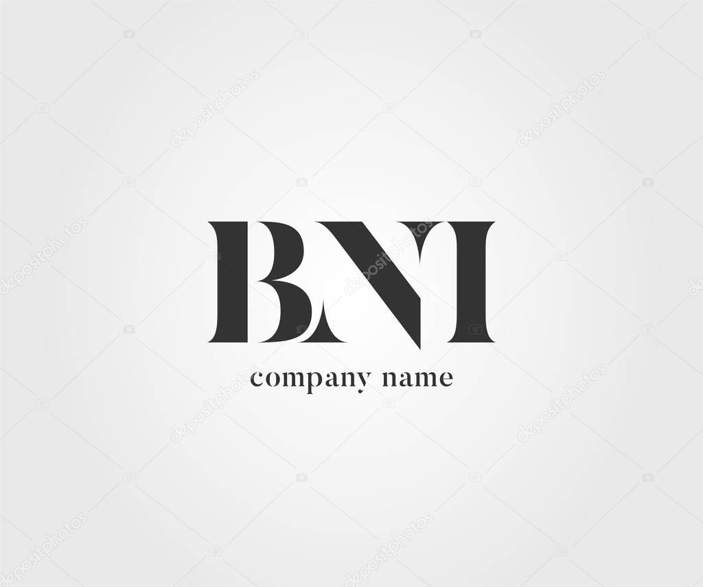 logo joint bni  for Business Card Template, Vector