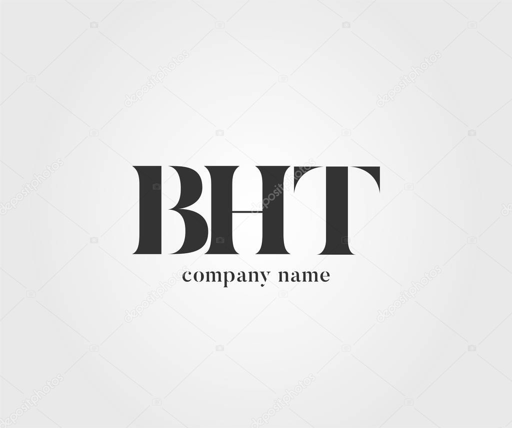 logo joint bht  for Business Card Template, Vector