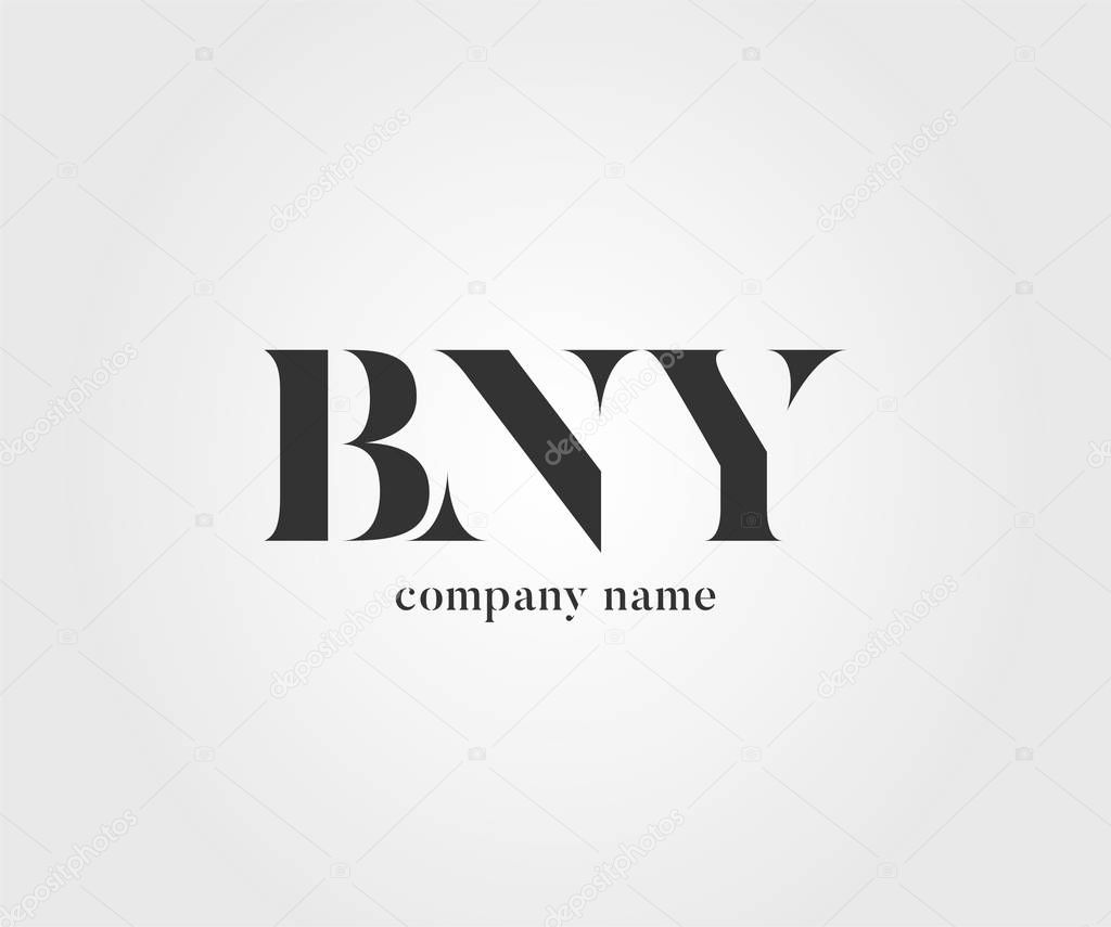 logo joint bny  for Business Card Template, Vector
