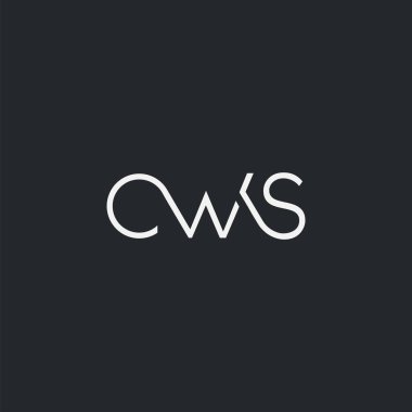 Kartvizit Şablonu için logo ortak cws, Vektör