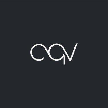 Kartvizit Şablonu için logo ortak cqv, Vektör