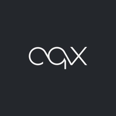 Kartvizit Şablonu için logo ortak cqx, Vektör