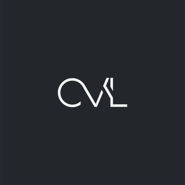 Logo Joint Cvl Pour Modèle Carte Visite Vecteur — Image vectorielle