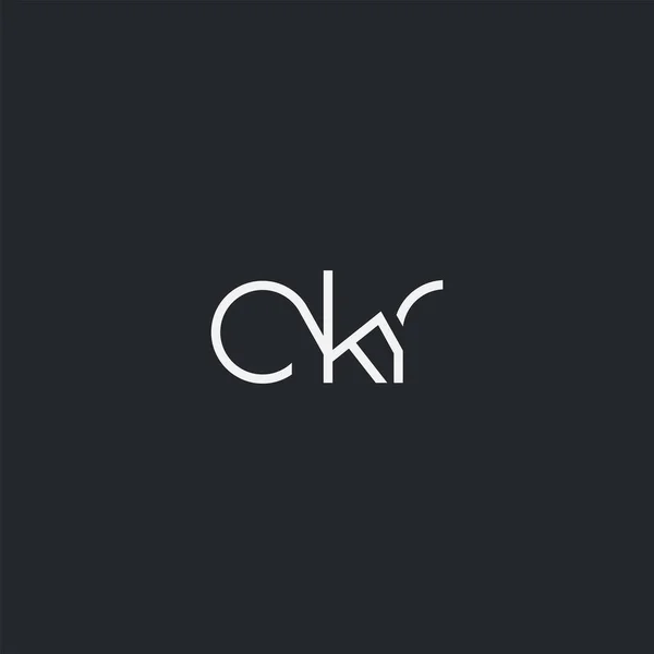Logo Joint Ckr Business Card Template Vector — Stock Vector