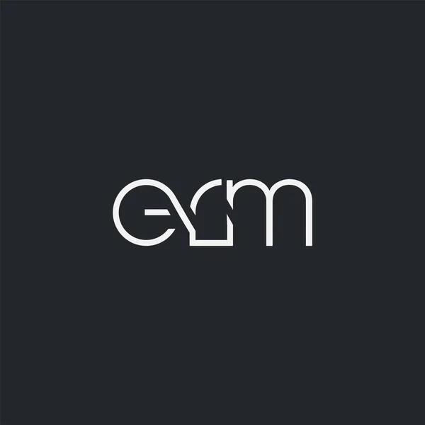 Logo Joint Erm Pour Modèle Carte Visite Vecteur — Image vectorielle