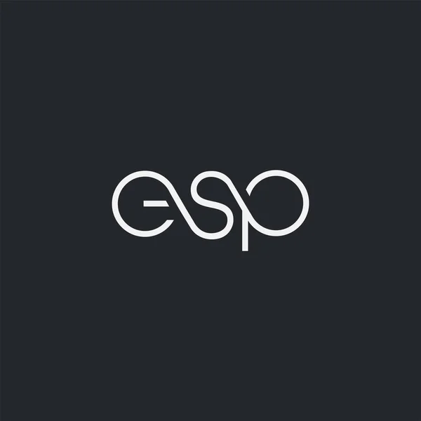Λογότυπο Κοινή Esp Για Πρότυπο Επαγγελματικής Κάρτας Διάνυσμα — Διανυσματικό Αρχείο