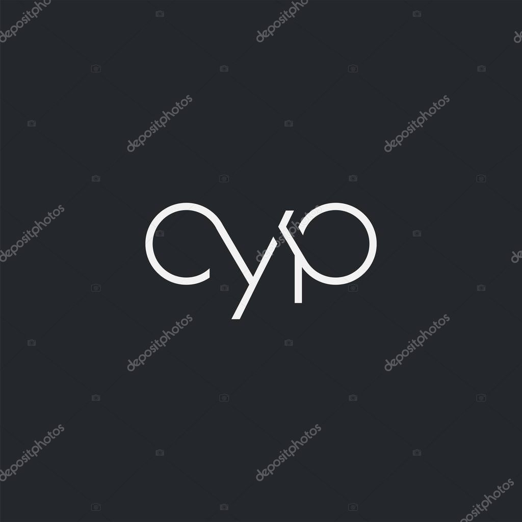 Logo joint cyp for Business Card Template, Vector