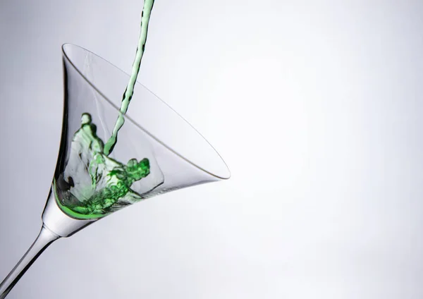 Kokteyl Cam Yeşil — Stok fotoğraf