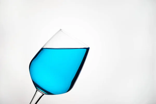 Blue Water Glass — Stock Photo, Image