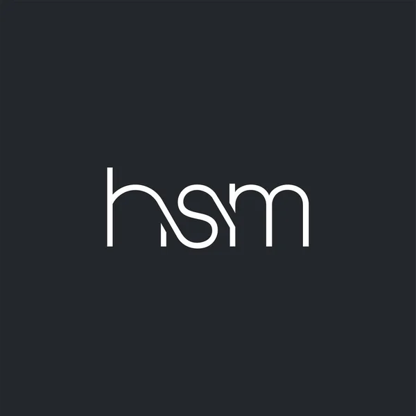 Logo Joint Hsm Pour Modèle Carte Visite Vecteur — Image vectorielle