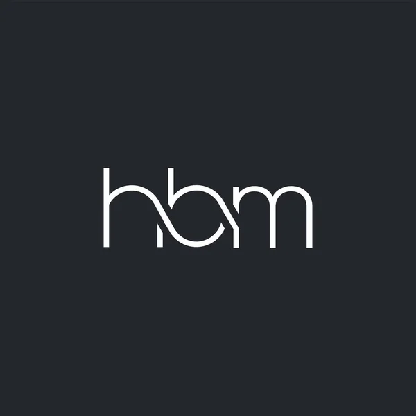 Logo Joint Hbm Pour Modèle Carte Visite Vecteur — Image vectorielle