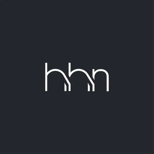 Λογότυπο Κοινή Hhn Για Πρότυπο Επαγγελματικής Κάρτας Διάνυσμα — Διανυσματικό Αρχείο