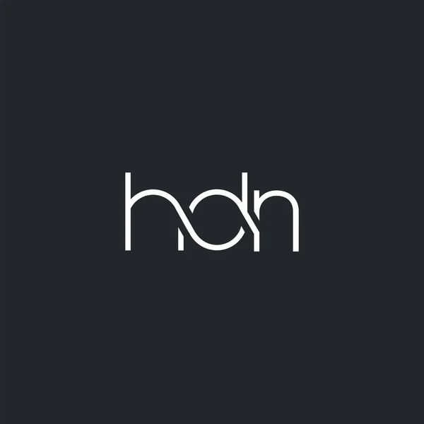 Logo Joint Hdn Voor Visitekaartje Template Vector — Stockvector
