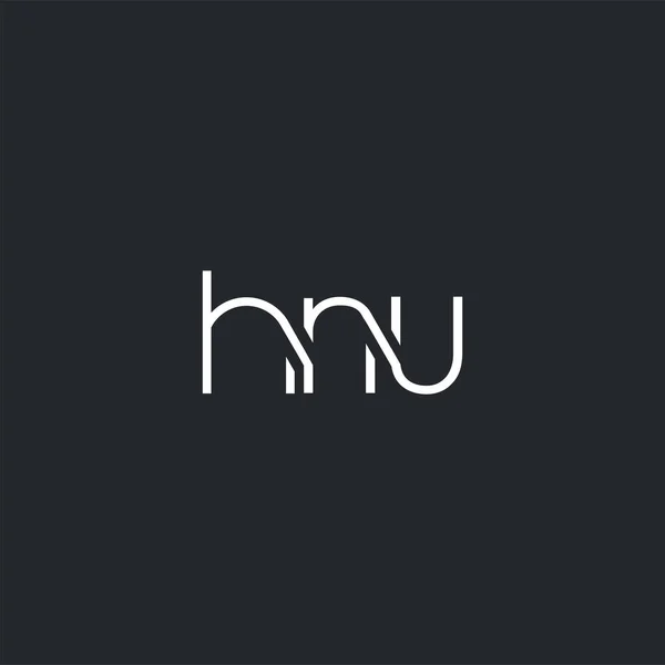 Logo Joint Hnu Pour Modèle Carte Visite Vecteur — Image vectorielle