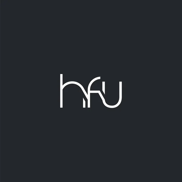 Logo Gemensamma Hfu För Visitkort Mall Vektor — Stock vektor