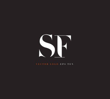 Logo vektör kartvizit şablonu için Sf ortak