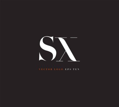 Logo vektör kartvizit şablonu için Sx ortak