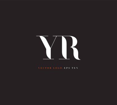 Logo vektör kartvizit şablonu için Yr ortak