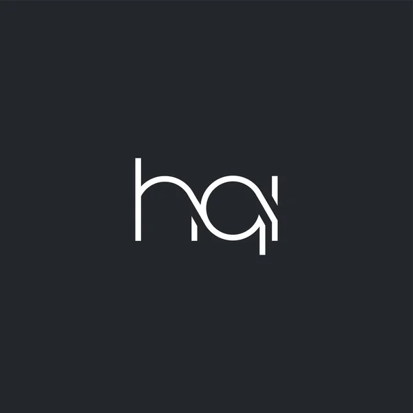Logo Comune Hqi Modello Biglietto Visita Vettore — Vettoriale Stock