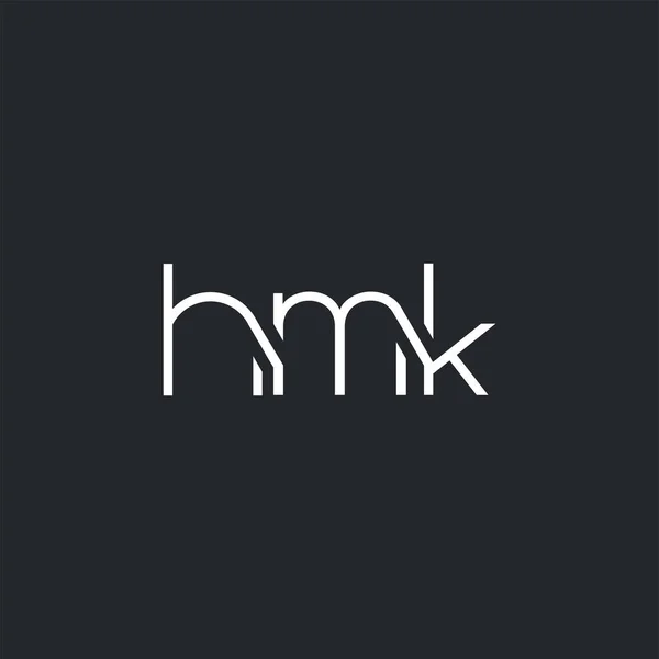 Logo Joint Hmk Pour Modèle Carte Visite Vecteur — Image vectorielle