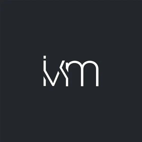 Logo Gemensamma Ivm För Visitkort Mall Vektor — Stock vektor