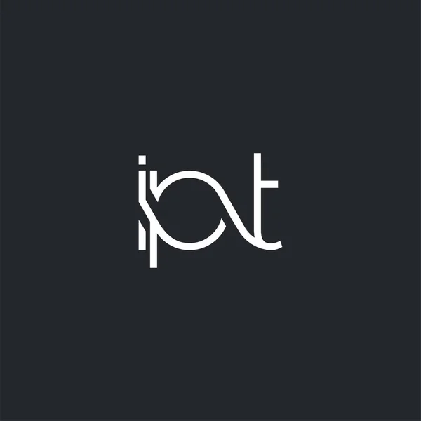 Logo Joint Ipt Pour Modèle Carte Visite Vecteur — Image vectorielle