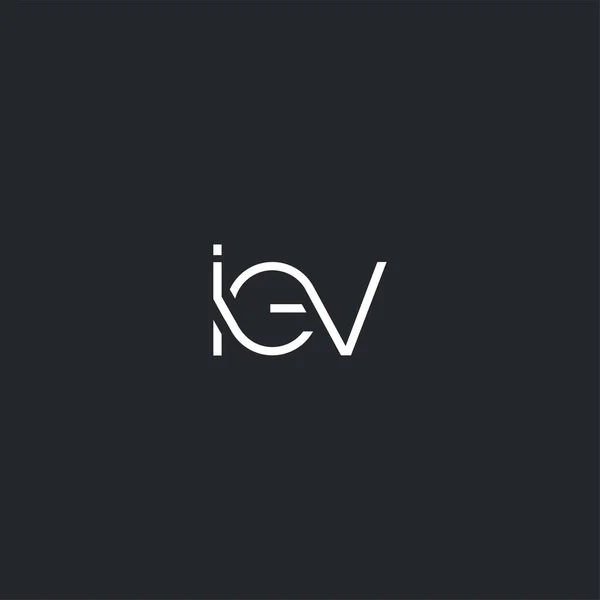 Logo Gemensamma Iev För Visitkort Mall Vektor — Stock vektor