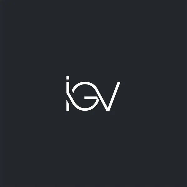 Logo Gemensamma Igv För Visitkort Mall Vektor — Stock vektor