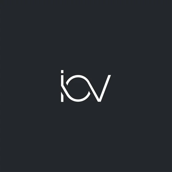 Logo Gemensamma Iov För Visitkort Mall Vektor — Stock vektor