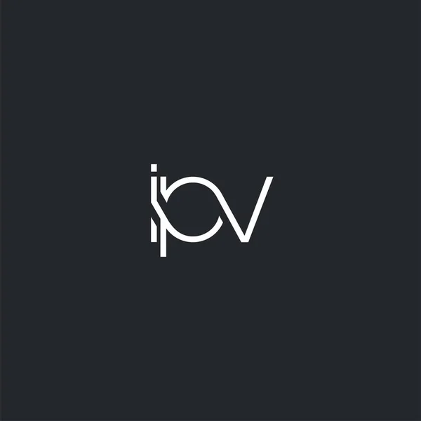 Logo Joint Ipv Für Visitenkartenvorlage Vektor — Stockvektor