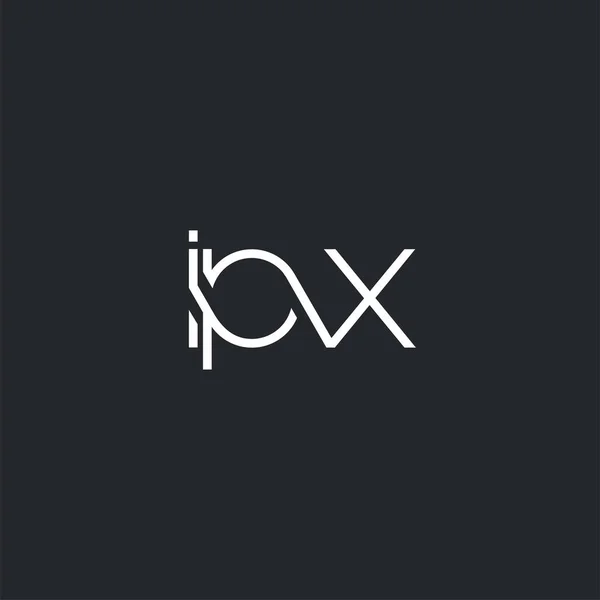 Logo Joint Ipx Pro Šablonu Vizitky Vektor — Stockový vektor