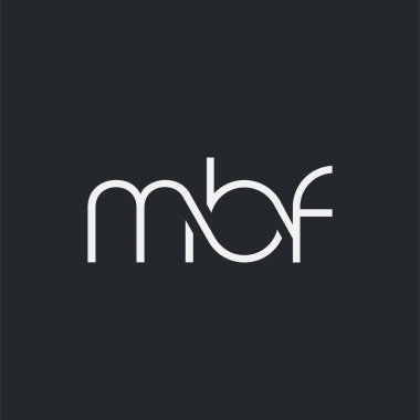 Kartvizit Şablonu için logo ortak mbf, Vektör