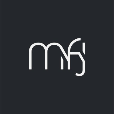 Kartvizit Şablonu için logo ortak mfj, Vektör