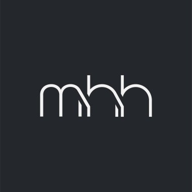 Kartvizit Şablonu için logo ortak mhh, Vektör